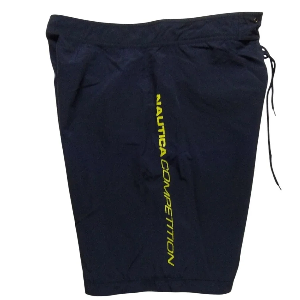 Nautica Competition Swim‎ Trunks Board Shorts Nylon Activewear Size L